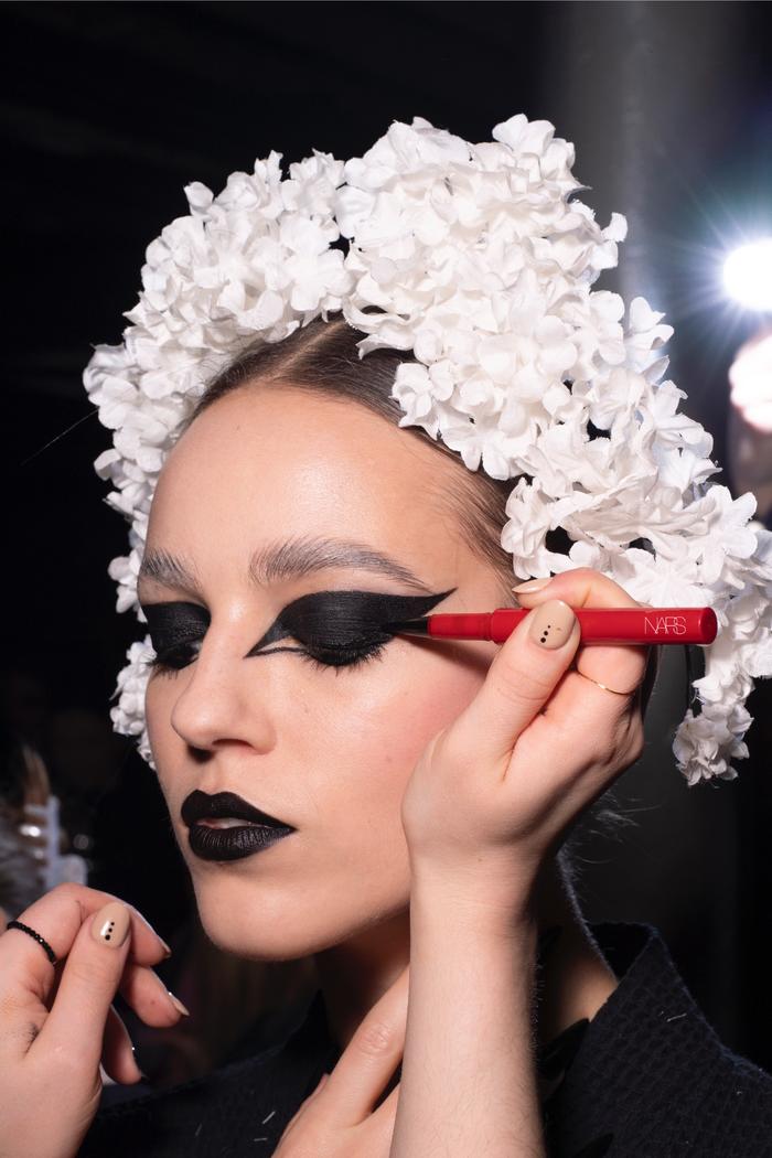 RODARTE 2023秋冬系列后台妆容