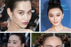 丸子头被断定为戛纳百分之九十的女星最爱发型