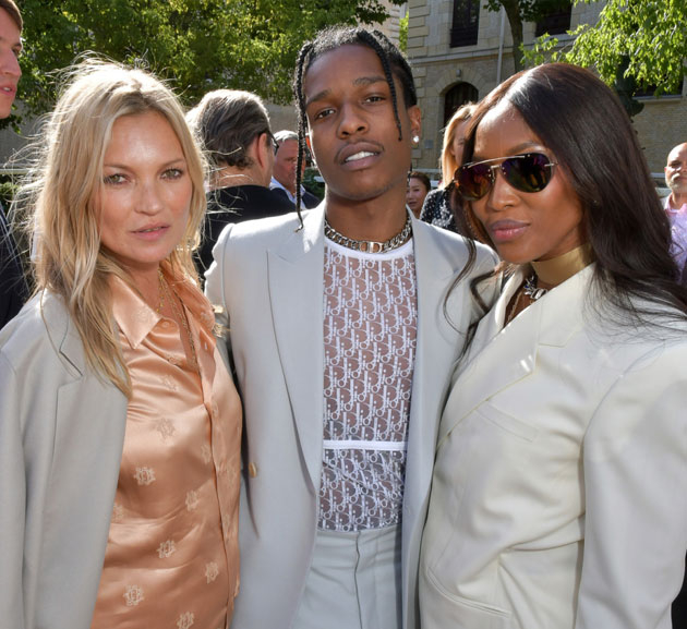 超模Kate Moss&nbsp; 、ASAP-Ricky、 Naomi Campbell