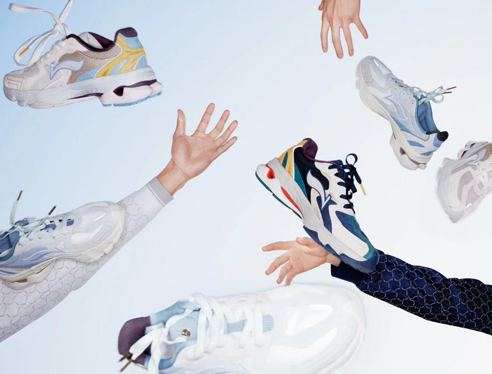 LI-NING 1990（李宁1990）复古慢跑鞋 熔岩系列