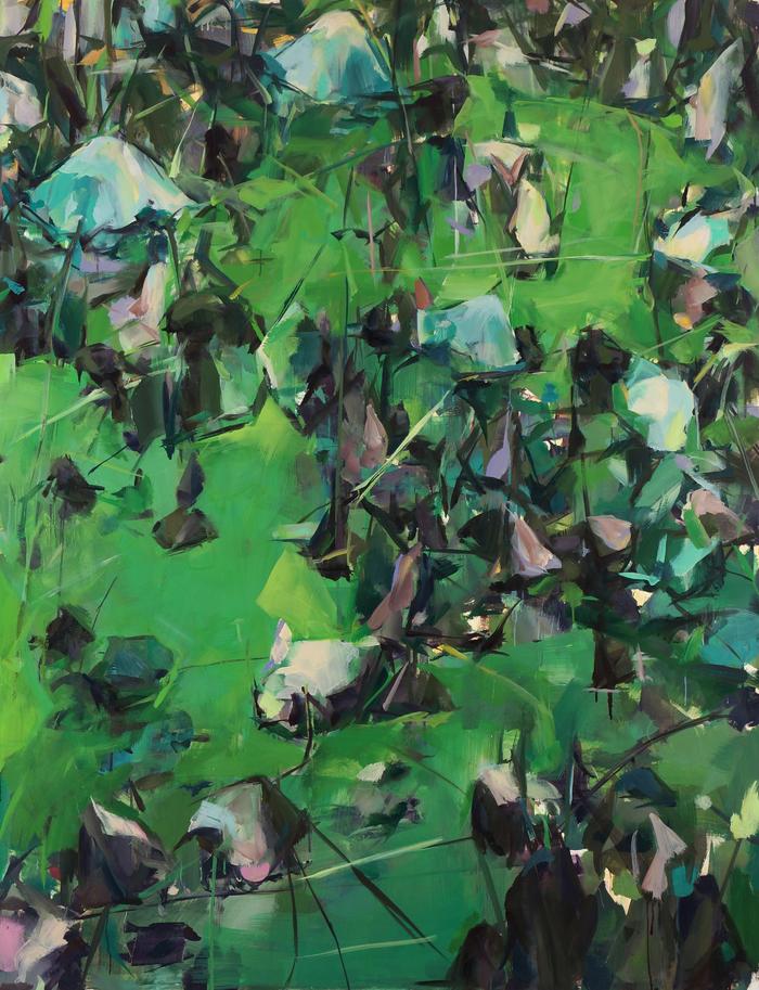 金贤珠 《Wetland #01》布面油画145✖️112cm 2021年)