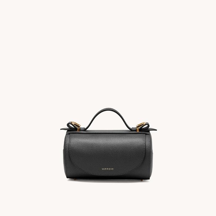 Mini Barrel Pebbled Noir 小号圆筒包荔枝皮黑色 ¥3880
