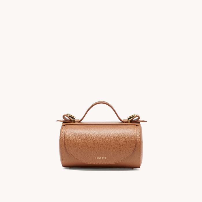 Mini Barrel Pebbled Chestnut 小号圆筒包荔枝皮栗棕色 ¥3880