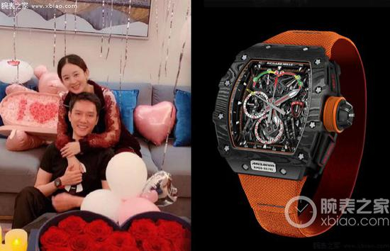 冯绍峰佩戴里查德米尔男士系列 RM 11-03 Mclaren 腕表