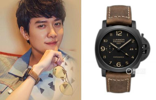 冯绍峰佩戴沛纳海LUMINOR 1950 系列 PAM00441 腕表
