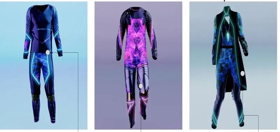  在 2021 年 1 月的&nbsp;Crypto Fashion Weeks&nbsp;上展出的 NFT 时装