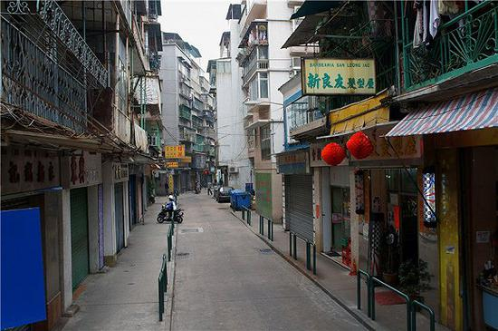 澳门老城区街景