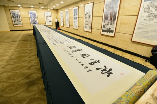 《冰雪国宝图》展览现场