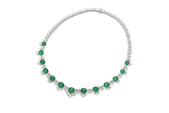 Précieuse de Bijoux 系列 Colombia Vivid Green祖母绿项链