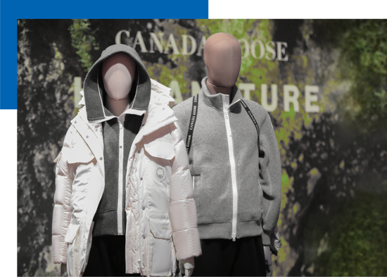 进博会现场&nbsp;Canada Goose HUMANATURE 展区
