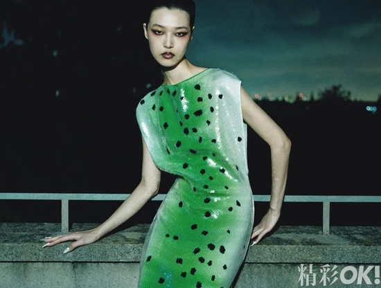 Bottega Veneta 拼色亮片长裙