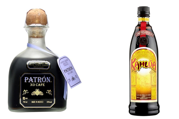 左：Patron Cafe XO，右：Kahlua