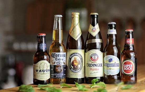 　　大部分进口啤酒来自德国、比利时、英国和美国