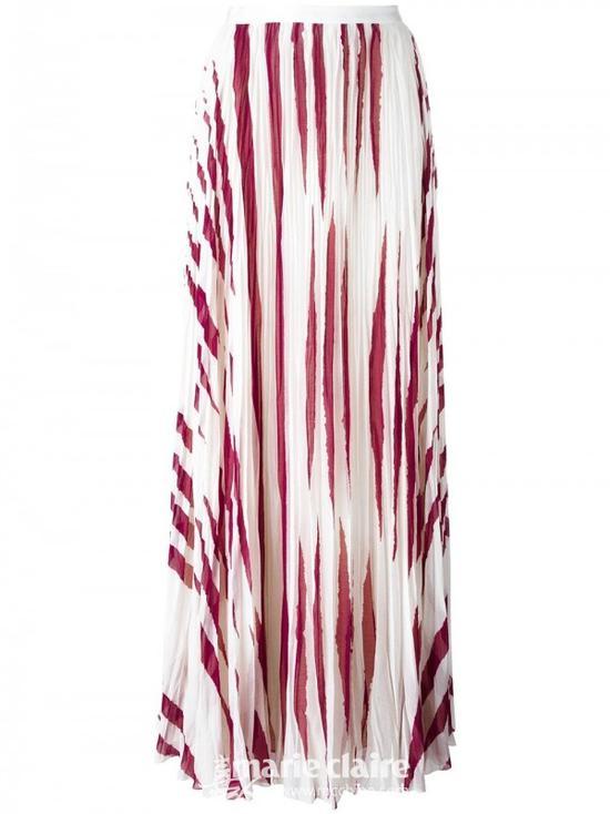TORY BURCH 斑马纹百褶半身裙 ¥4,630