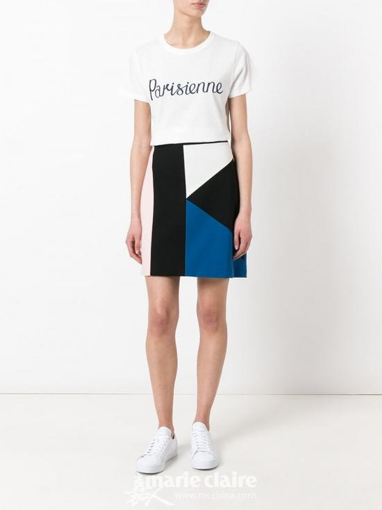 MAISON KITSUNÉ Parisienne 印花T恤