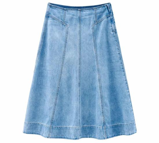 PeaceBird Women牛仔半裙