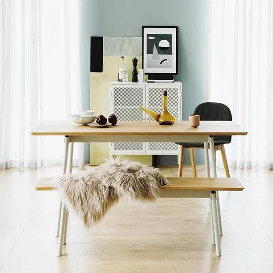 plank dining table