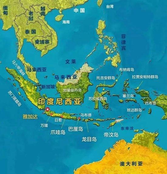 @印尼地形图
