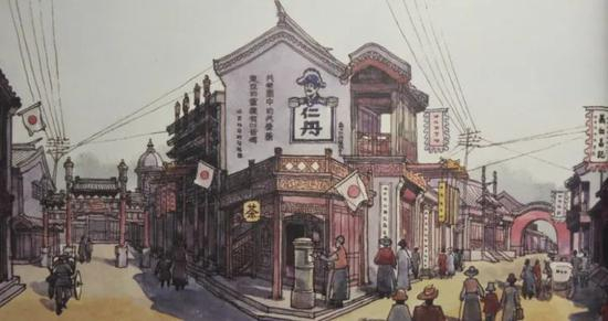 ▸&nbsp;杨占家《霸王别姬》明清街气氛图设计稿