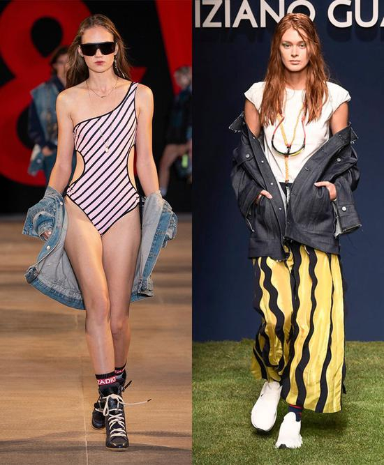 Zadig & Voltaire 2019 春夏系列（左）Tiziano Guardini 2019 春夏系列（右）