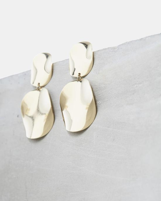 金色片状耳饰 Isabel Marant
