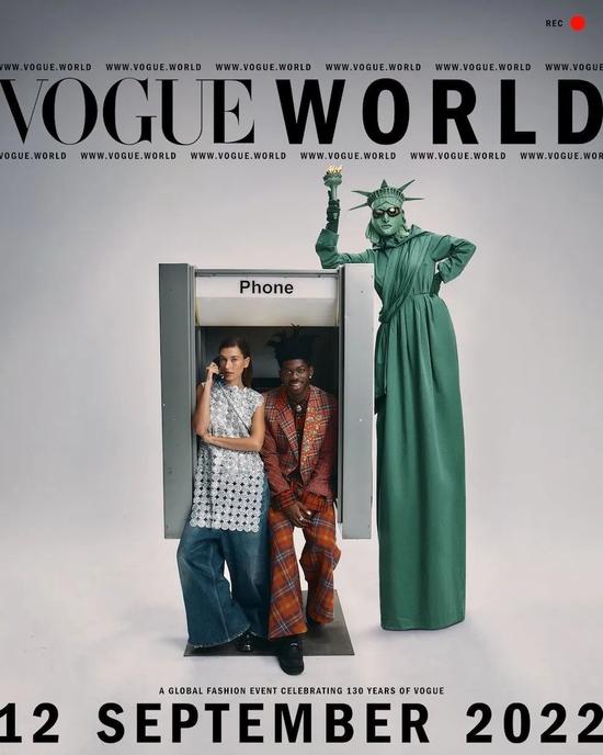 世界版《VOGUE》杂志九月发布，Lil Nas X 和Hailey Bieber 登封！_手机