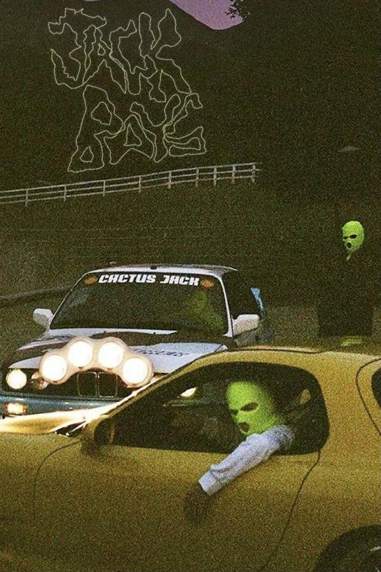 Travis Scott头套造型