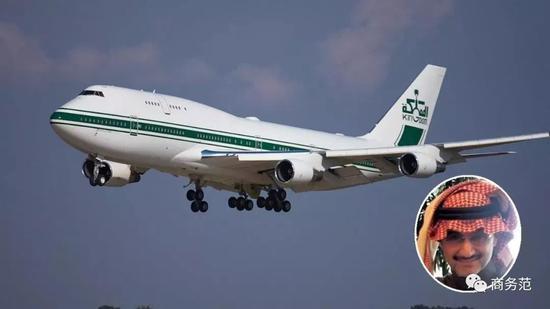 ▲ 沙特王子的波音747