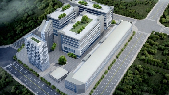 爱意科技现代化新材料生产基地