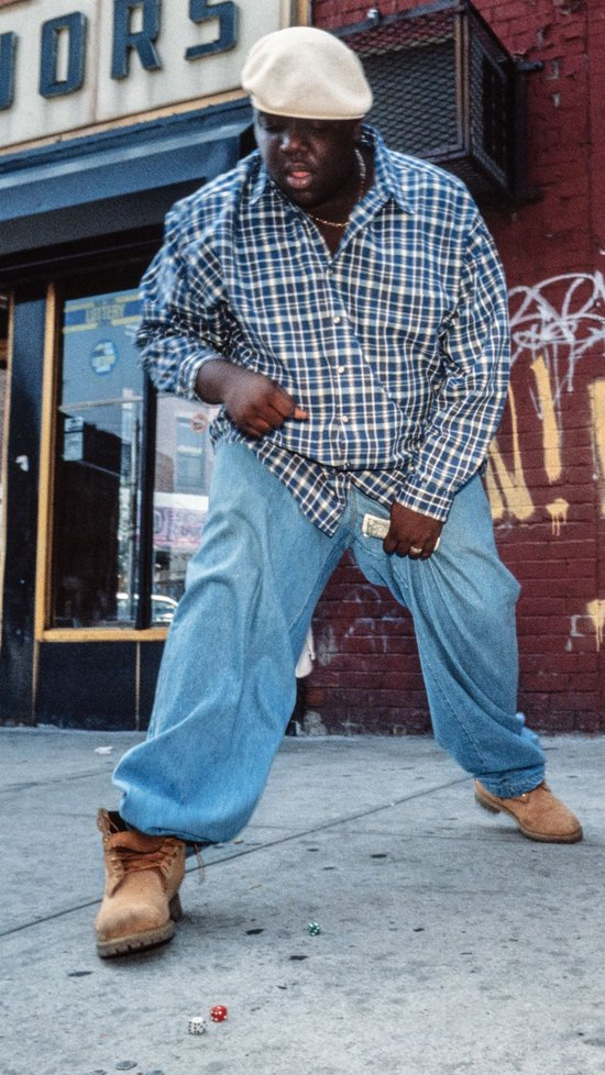 说唱传奇歌手BIGGIE，纽约，1994