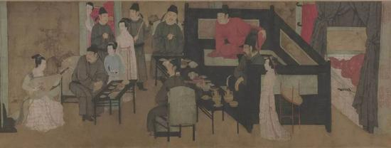 南唐 顾闳中《韩熙载夜宴图》局部