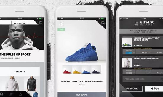 尚未在中国区开放使用的 adidas App