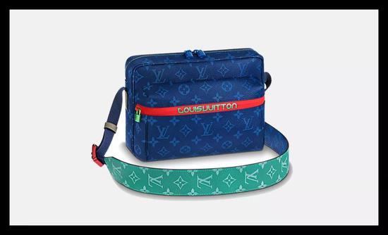 Louis Vuitton 拼色肩带斜挎包