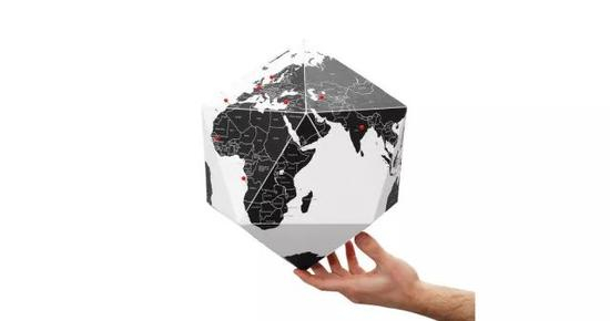 几何形地图