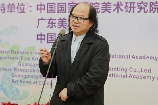 中国国家画院副院长、著名美术评论家张晓凌先生致辞
