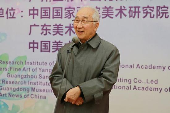 中央美术学院原院长靳尚谊先生致辞
