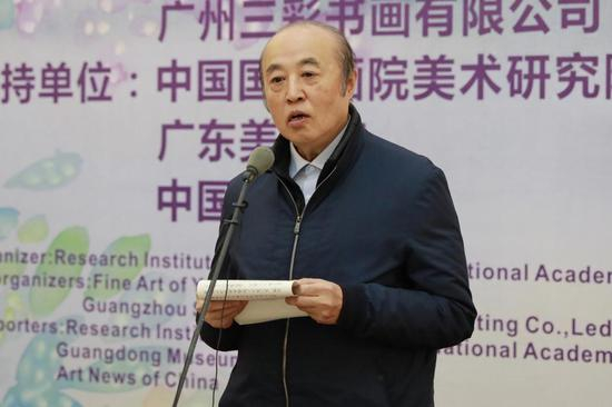 著名美术评论家王镛先生致辞