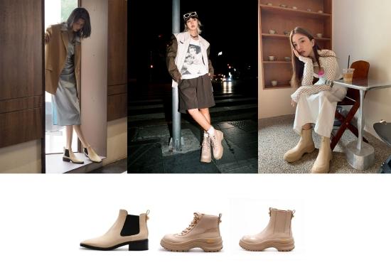 STELLA LUNA, FW22,Golden Ball方头踝靴; STELLA LUNA, FW22,Golden Ball登山靴; STELLA LUNA, FW22,Golden Ball切尔西靴