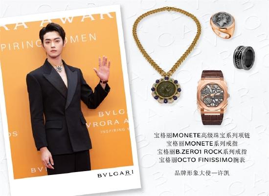 宝格丽品牌形象大使许凯携斑斓夺目的宝格丽意式璀璨,释放无限魅力
