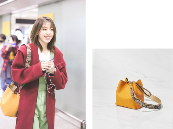 刘人语 X FIND KAPOOR - PINGO BAG 20 BASIC姜黄色款