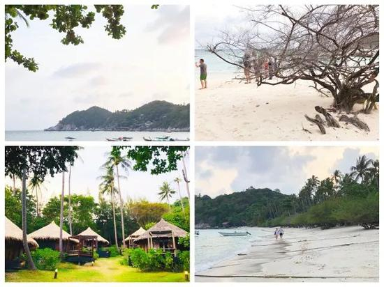 Haadtien Beach Resort外的白沙滩和悠长假期