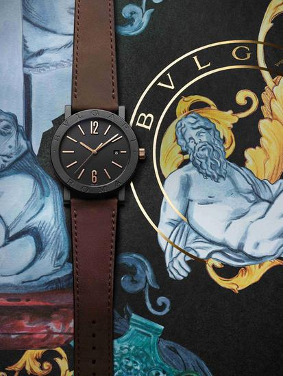 宝格丽BVLGARI BVLGARI都市系列2020年特别款腕表创作插画