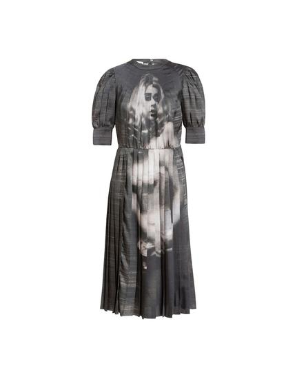 MOSCHINO 2018早秋系列CARLO MOLLINO印花连衣裙RMB 15，890