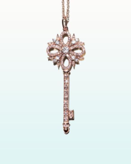 Tiffany & Co. 蒂芙尼Keys系列Victoria®钥匙吊坠