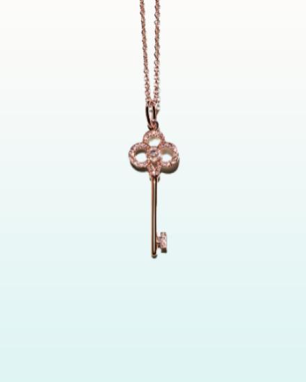 Tiffany & Co. 蒂芙尼Keys系列Victoria®皇冠钥匙吊坠