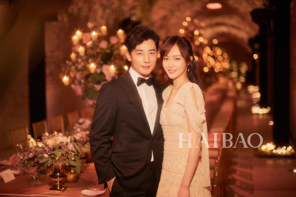 唐嫣、罗晋婚礼欢迎晚宴