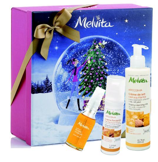 Melvita蜜葳特圣诞三重花蜜护肤套组