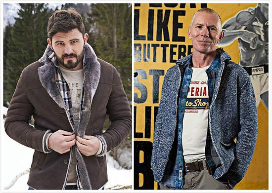 　T恤、衬衫和外套，错落有致的层次感