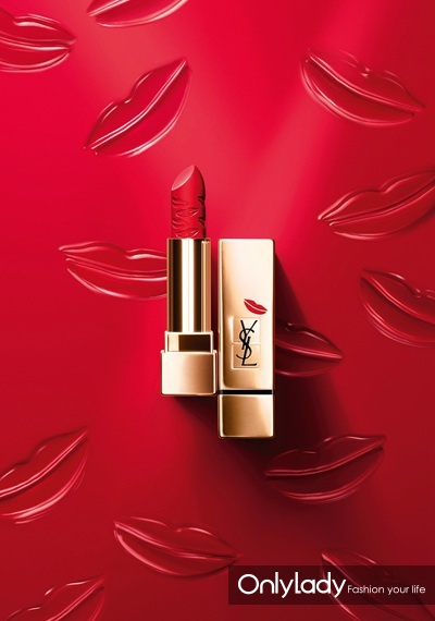 圣罗兰纯口红唇印限量版