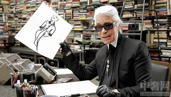 Karl Lagerfeld：插画师